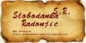 Slobodanka Radonjić vizit kartica